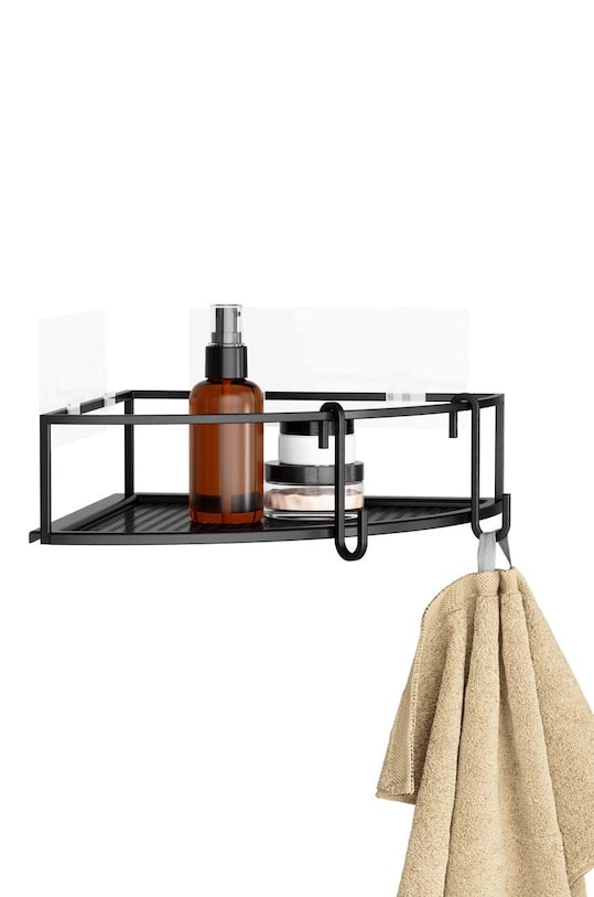 Umbra set de rafturi de colț pentru duș 2-pack negru 1018616.040