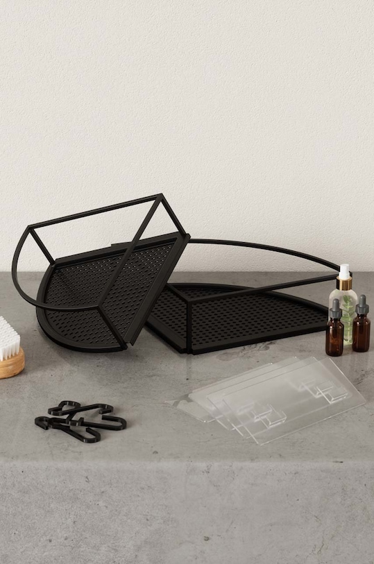 Kúpeľňa Sada rohových sprchových políc Umbra 2-pak 1018616.040 čierna