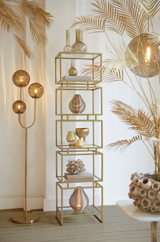 Salon i sypialnia Light & Living wazon dekoracyjny 5820785 żółty