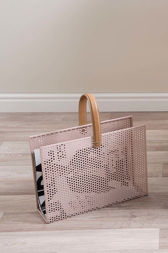 Dnevna soba in spalnica Nosilec za časopis Present Time PT3441PI roza