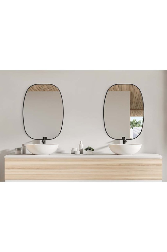 Nástenné zrkadlo VINTAGE6090.C čierna AA00