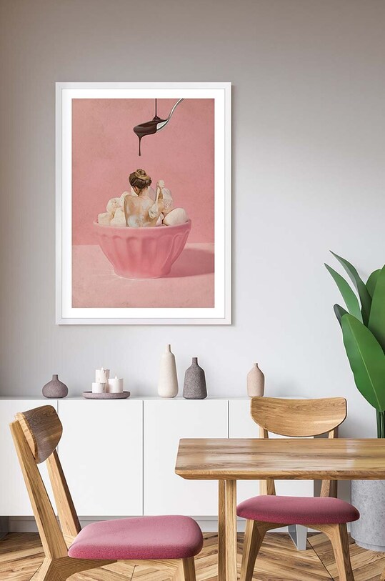 Reproducere pe hârtie înrămată 50x70 cm 1541201.5871 multicolor AA00