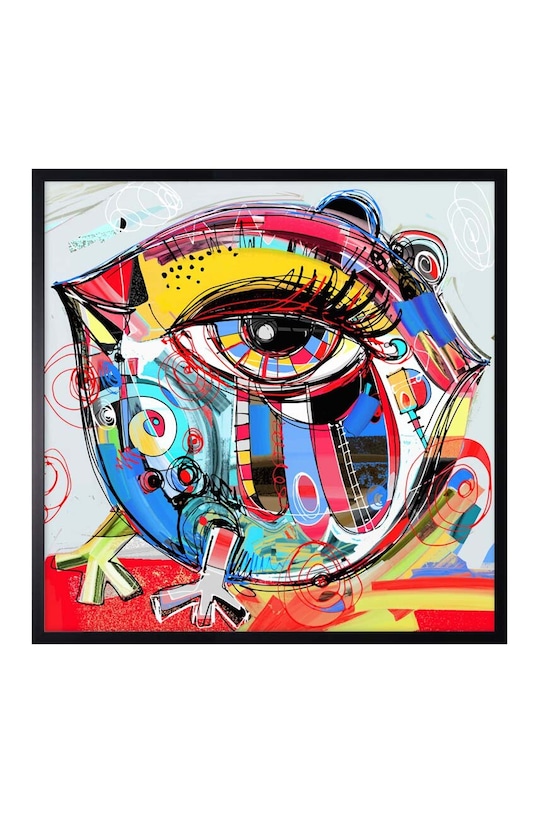 Uokvirena reprodukcija na papiru 70x70 cm šarena 1549201.5216
