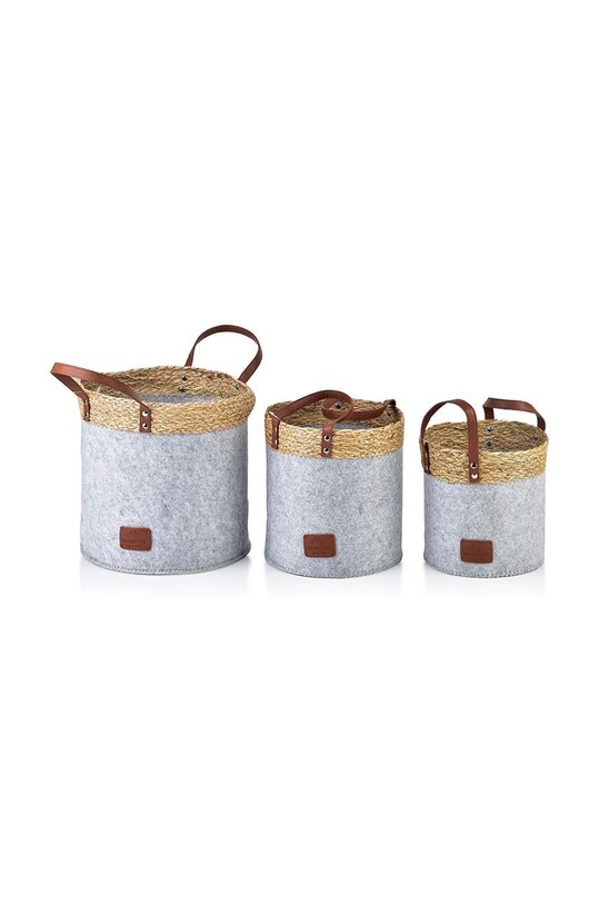 Affek Design zestaw koszy do przechowywania 3-pack multicolor HIWB7126.PROM