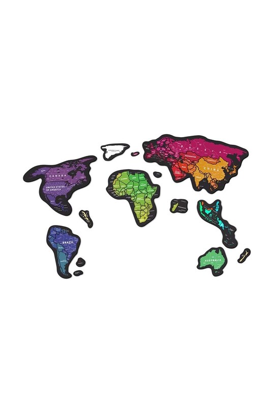 1DEA.me kaparós térkép Travel Map Magnetic World többszínű MG