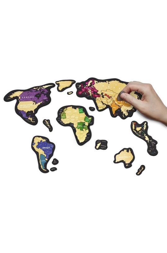 1DEA.me kaparós térkép Travel Map Magnetic World MG többszínű AA00