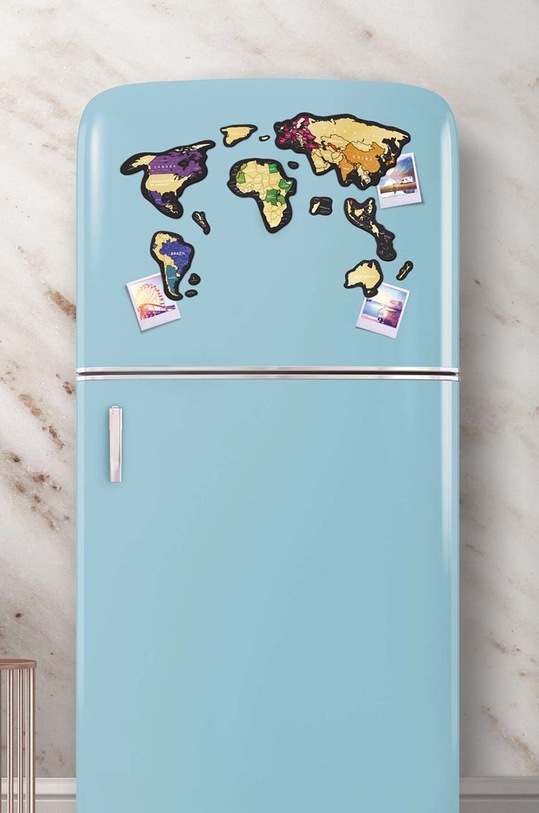 Nappali és hálószoba 1DEA.me kaparós térkép Travel Map Magnetic World MG többszínű