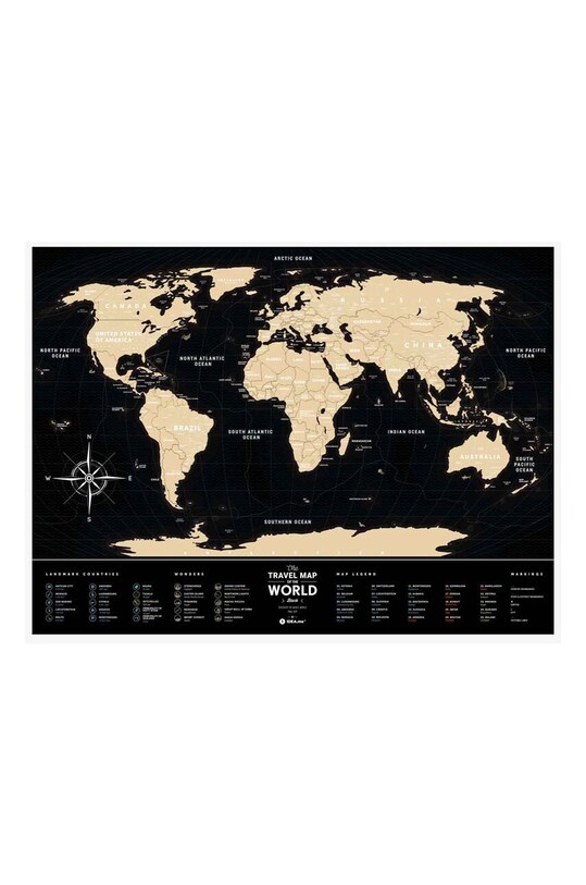 1DEA.me mappa da grattare Travel Map multicolore 4820191130074