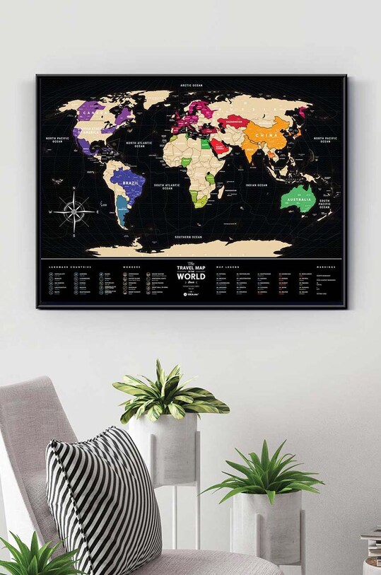 1DEA.me mappa da grattare Travel Map 4820191130074