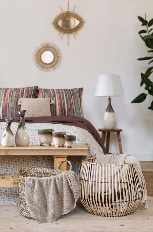 Salon i sypialnia Osłonka na doniczkę 402304 beżowy