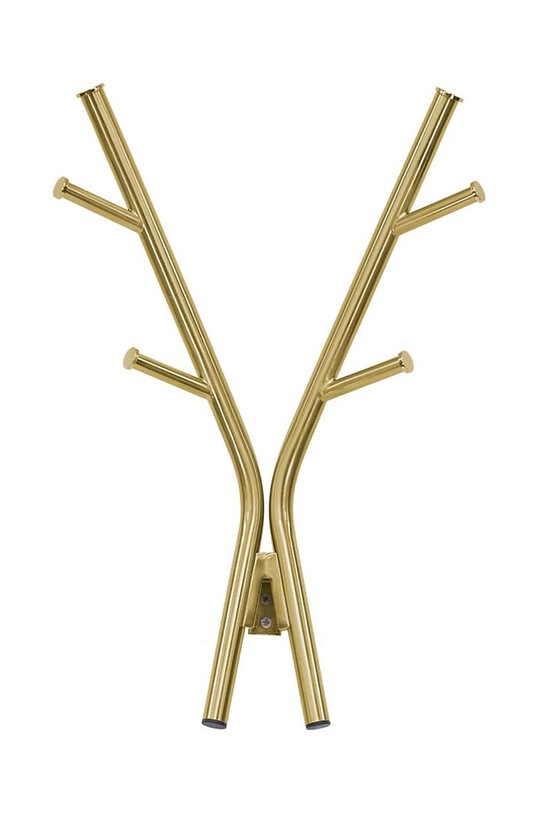 Zidna vješalica Leitmotiv zlatna LM1878GD