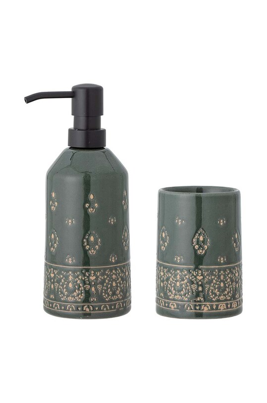 Bloomingville dozator de săpun și suport pentru perii Cheran 2-pack verde 82058155