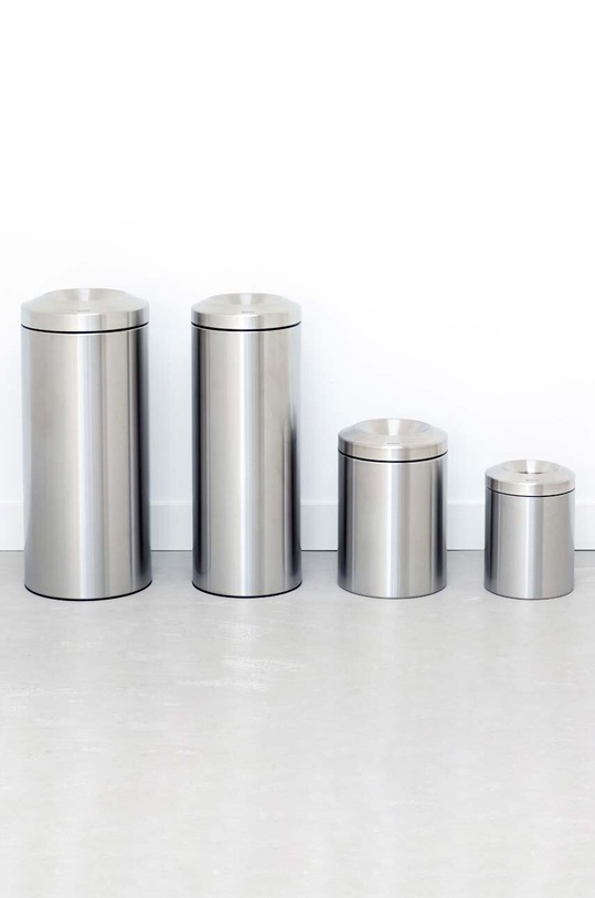 Brabantia kosz na śmieci samogaszący Matt Stell 7 L 378942 szary