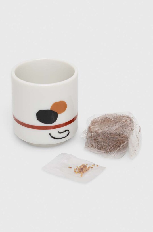 Σετ για την καλλιέργεια ενός φυτού Noted Lucky Plant - Beckoning Cat GD91401EU λευκό AA00