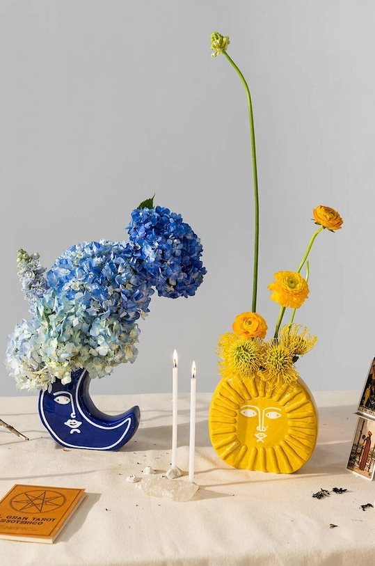 DOIY wazon dekoracyjny Sun żółty DYVASUNYE