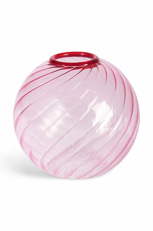 &k amsterdam wazon dekoracyjny Spiral Pink różowy 1443.03