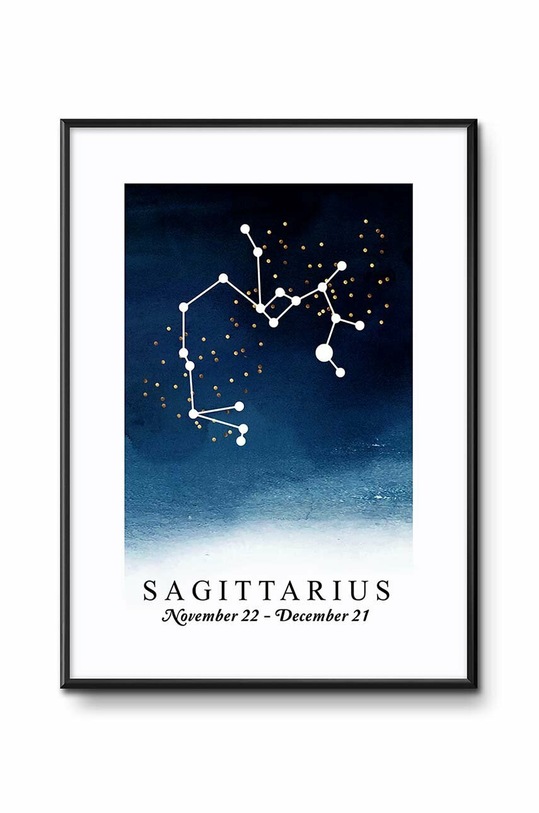 Reprodukcja na papierze w ramie 31x41 cm author unknown multicolor 160625.