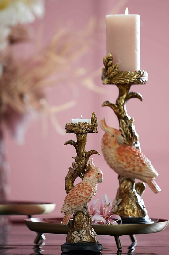 Light & Living świecznik dekoracyjny 6043297 żółty AA00