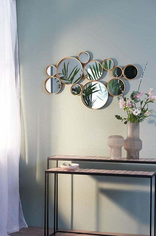 Light & Living lustro ścienne 7313785 żółty