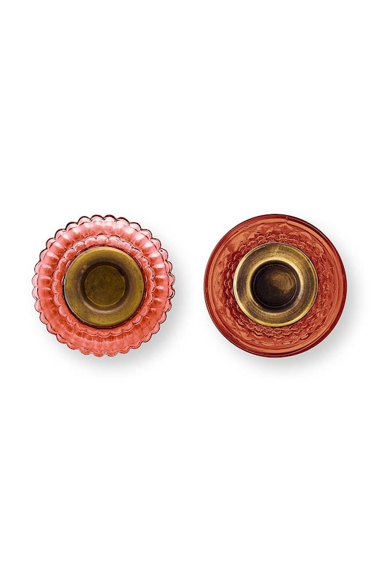 Pip Studio zestaw świeczników Glass Pink 2-pack 51.092.099