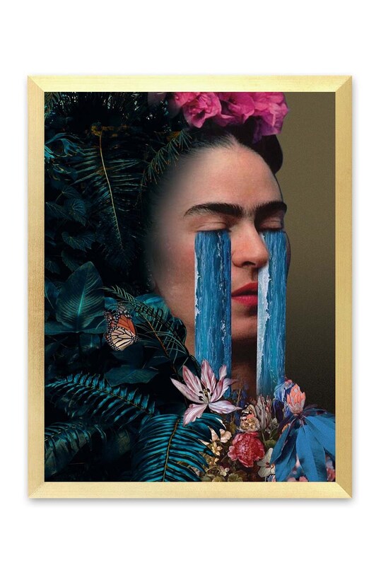 Αναπαραγωγή σε καμβά σε πλαίσιο πολύχρωμο 162160.