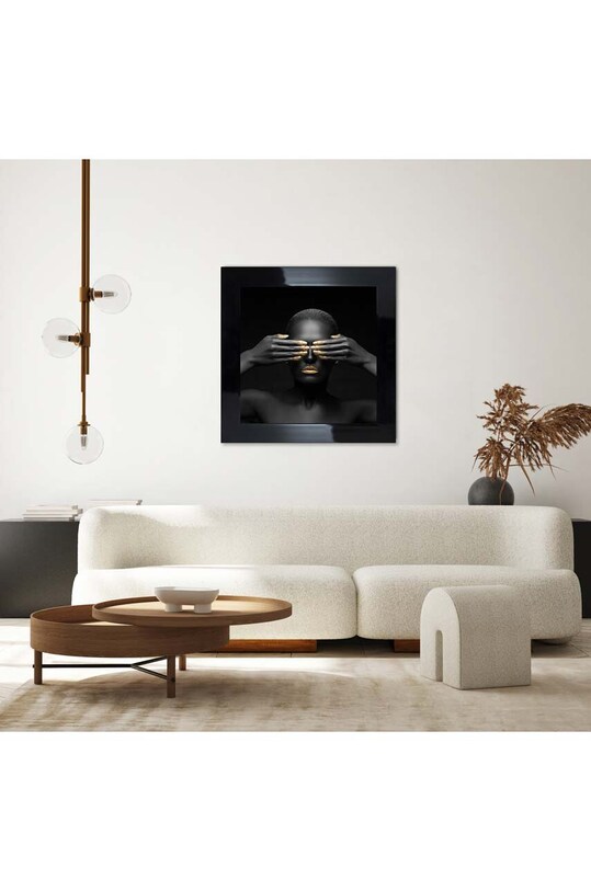 Obývacia izba a spálňa Nástenná dekorácia na zarámovanom papieri 50x50 cm AN0036. viacfarebná