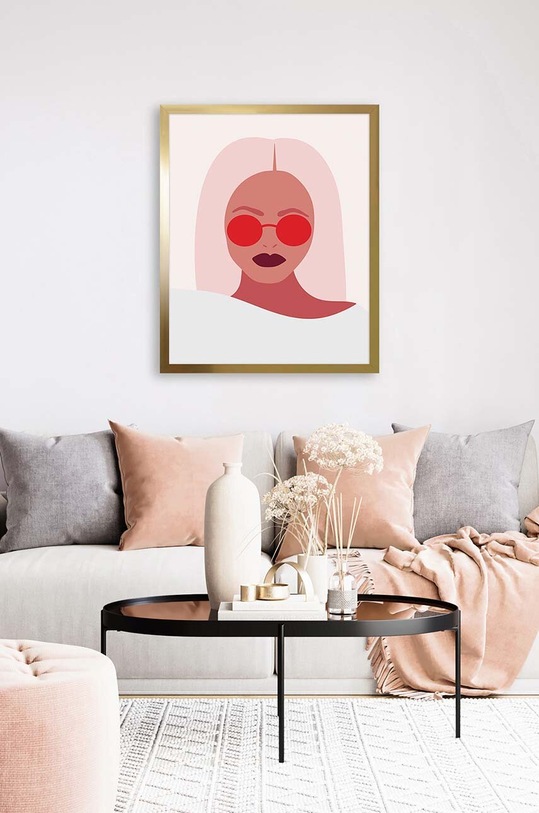 Настенная декорация в раме 40 x 50 cm AN0030. мультиколор AA00