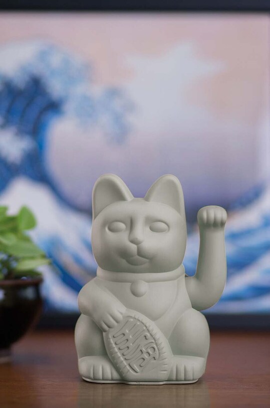 Dekoracija Donkey Lucky Cat 330436 siva AA00