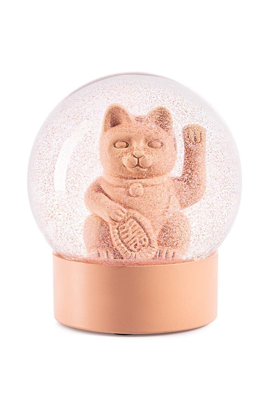Donkey decorazione Maneki Neko Lucky Globe arancione 330498