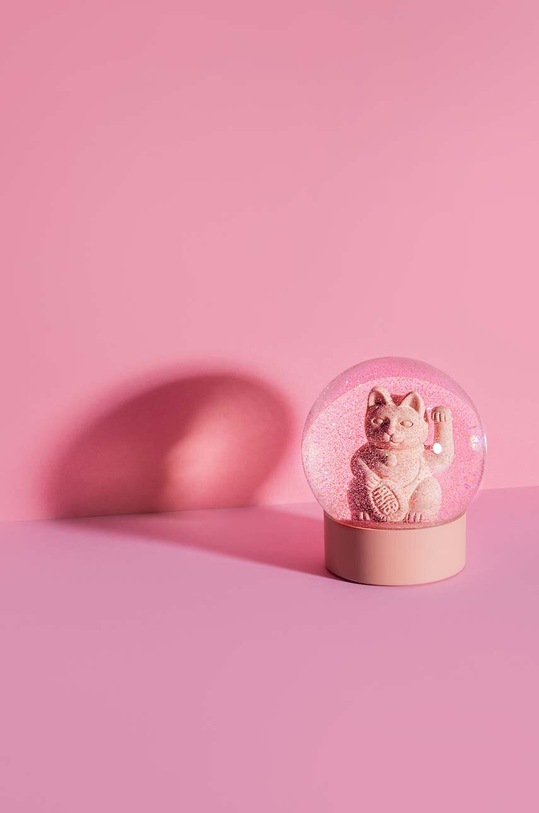 Donkey decorazione Maneki Neko Lucky Globe 330498 arancione AA00