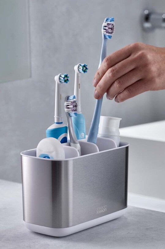 Joseph Joseph dispencer per sapone con contenitore per spazzolini Barthroom Beauties pacco da 2 70551 multicolore