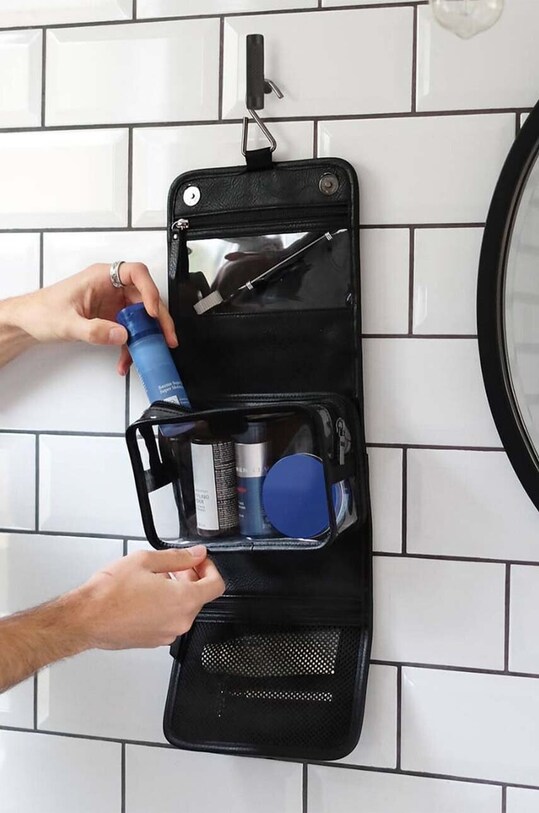 Home SPA Cestovná kozmetická taštička Stackers 74608 čierna