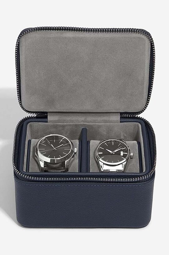 Stackers cutie de ceasuri de călătorie 74569 bleumarin AA00