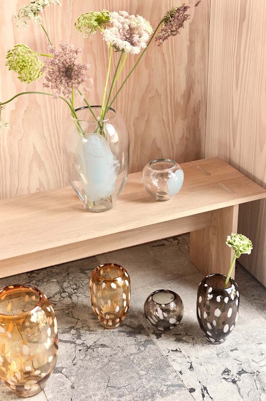Salon i sypialnia OYOY wazon dekoracyjny Jali L300596 multicolor