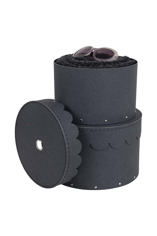 Гостиная и спальня Комплект ящиков для хранения Bigso Box of Sweden Wilma 2 шт 9882C6806 чёрный