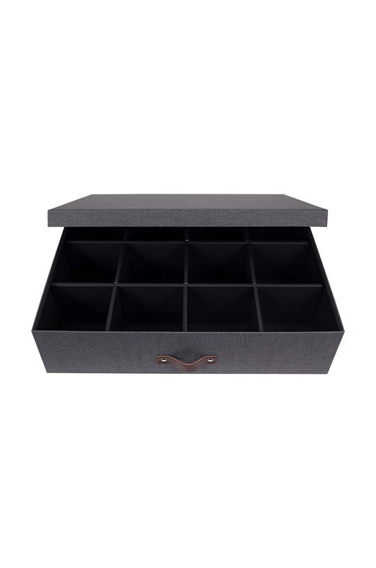 Bigso Box of Sweden pudełko do przechowywania 6341C6878LEA648 czarny AA00