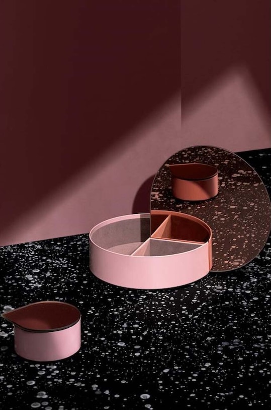 Вітальня та спальня Коробочка для біжутерії AYTM Gutta 500440849081 рожевий