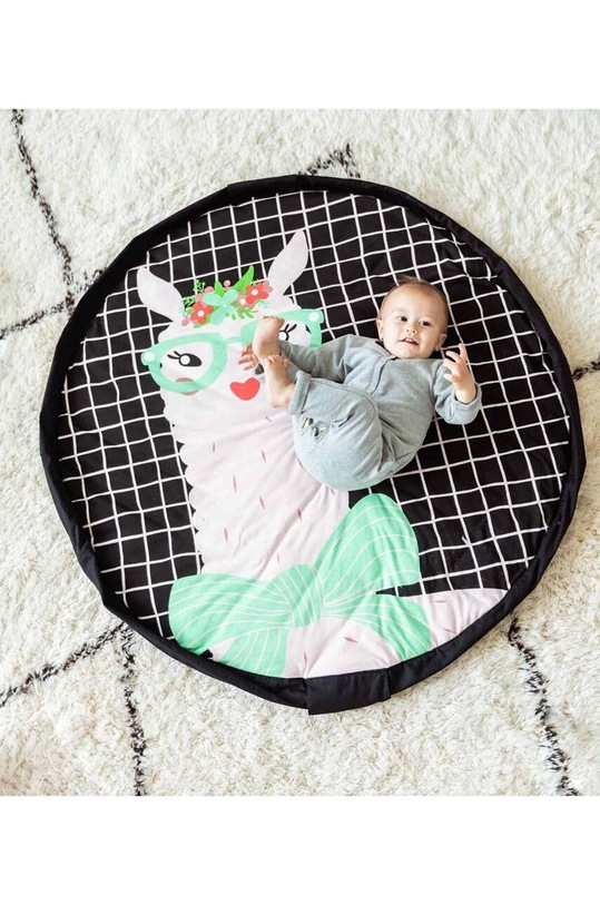 Podložka a taška na hračky Play & Go 2w1 Soft Organic p.g.soft.lama