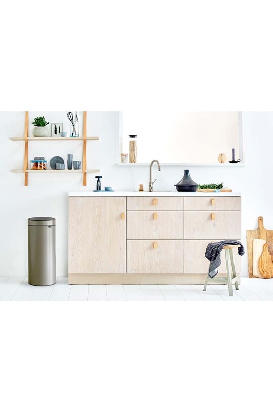 Brabantia cos de gunoi Touch Bin New, 30 L gri 115363
