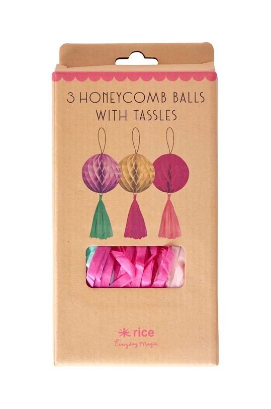 Вітальня та спальня Декоративна підвіска Rice 3-pack PAHON.ASS барвистий