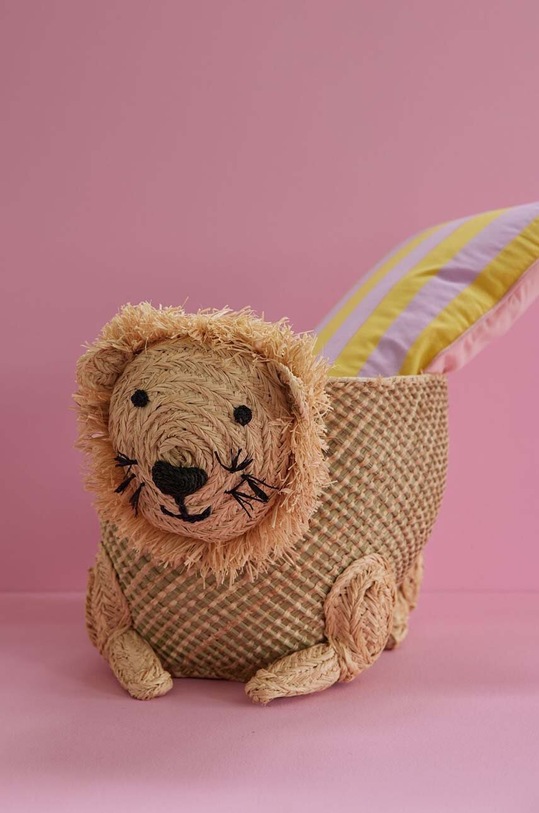 Rice coș de depozitare bej BSANI.LION