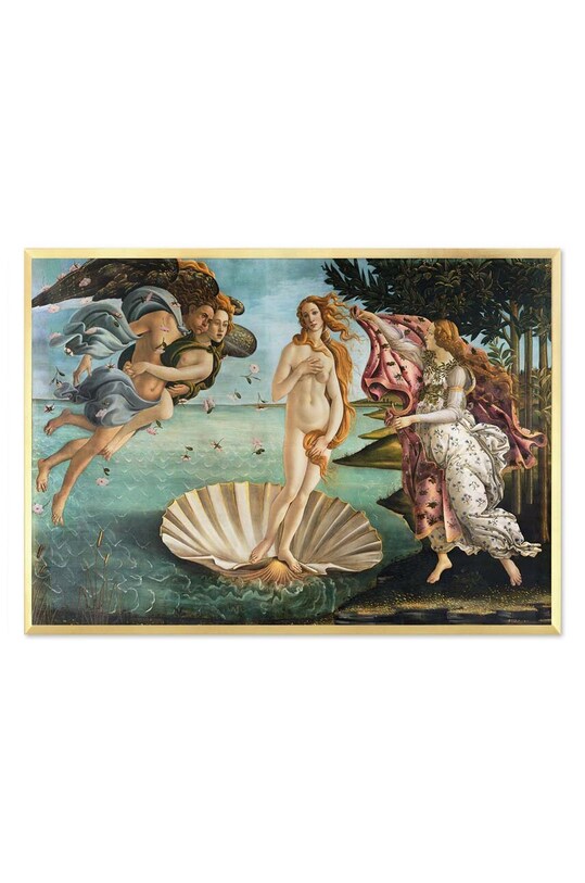 Reprodukce Sandro Botticelli, Zrození Venuše 53 x 73 cm vícebarevná 165578