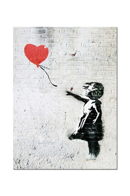 Reprodukce Banksy, Dívka s balonkem 50 x 70 cm vícebarevná 165613