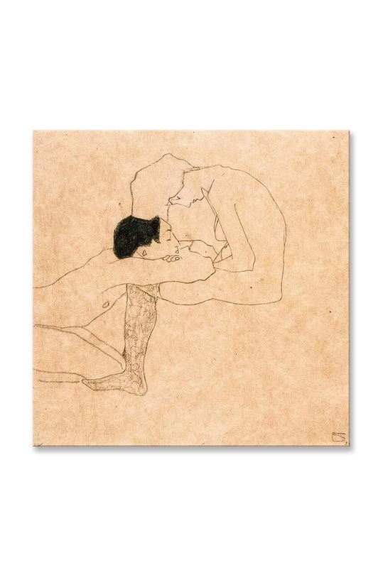 reproducere Egon Schiele, Lovers 40 x 40 cm. multicolor 165621
