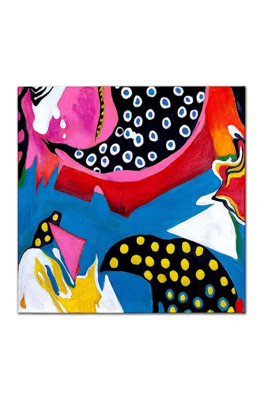 Obraz ręcznie malowany 60 x 60 cm multicolor 165625
