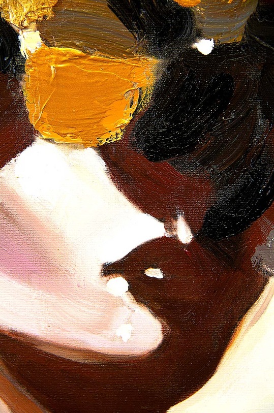 Nappali és hálószoba kézzel festett kép 60 x 90 cm 165627 többszínű