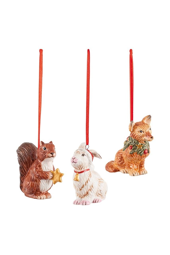 Villeroy & Boch set de decorațiuni de crăciun Nostalgic Ornaments 3-pack multicolor 1483316689