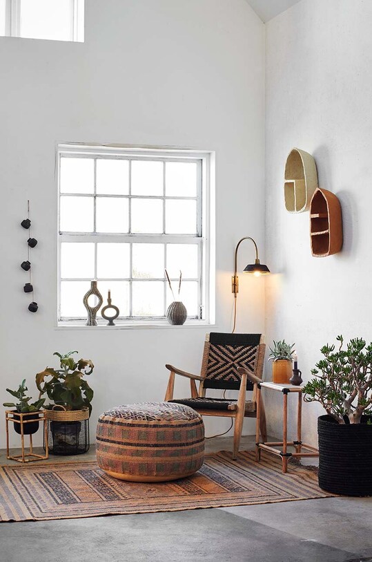 Madam Stoltz díszváza szett 5 db fekete CC.22S.1404BL