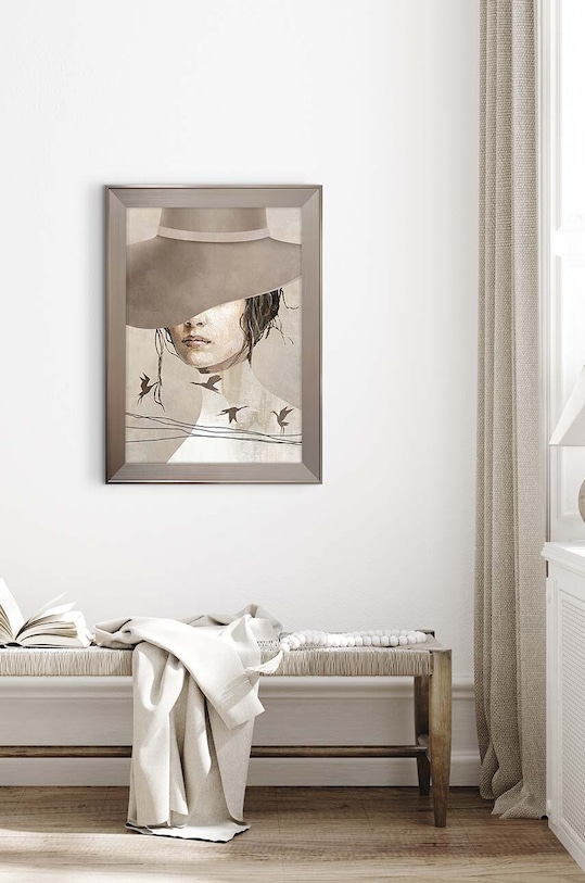 Nástenná dekorácia v ráme 62 x 82 cm viacfarebná 15.41.701.23242