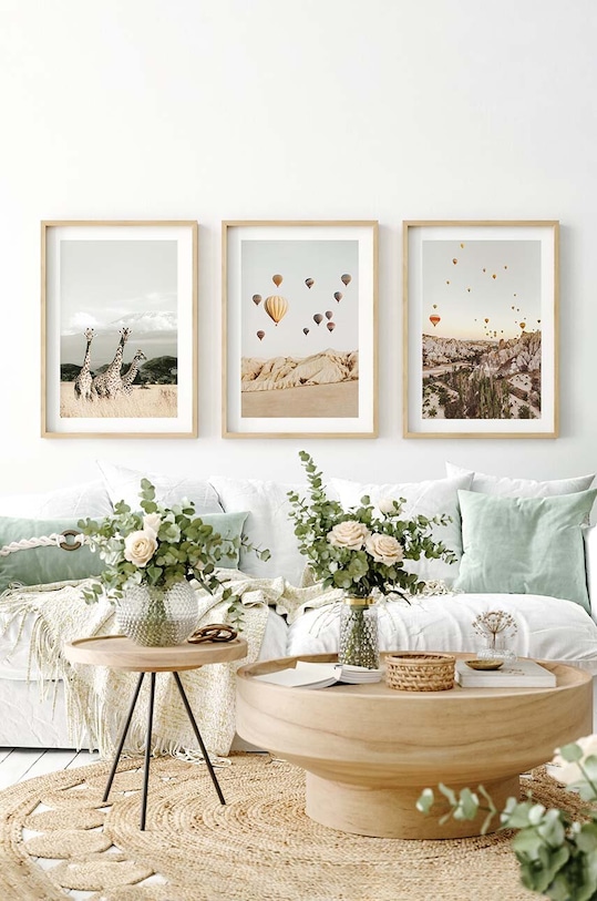 Гостиная и спальня Настенная декорация в раме 58 x 78 cm 15.41.201.23263 мультиколор